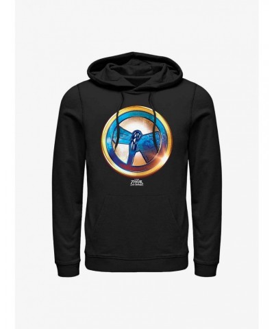 Marvel Thor: Love And Thunder Stormbreaker Gold Hoodie $13.65 Hoodies