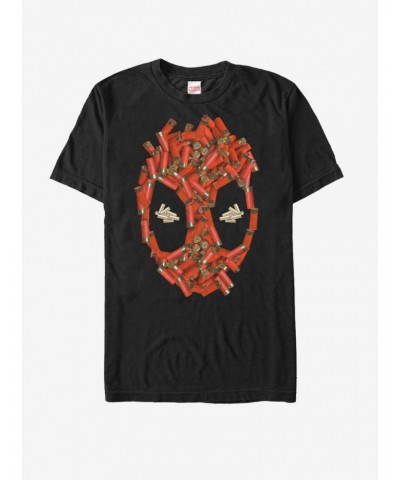 Marvel Deadpool Shell Cases Face T-Shirt $7.84 T-Shirts