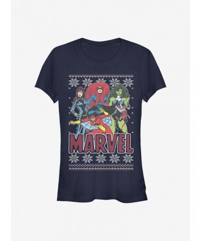 Marvel Avengers Heroines Girls T-Shirt $8.96 T-Shirts