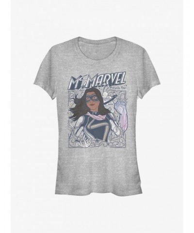 Marvel Ms. Marvel Doodle Kamala Girls T-Shirt $8.37 T-Shirts