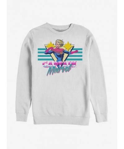 Avengers Captain Marvel Cap Mar Wave Sweatshirt $11.81 Sweatshirts