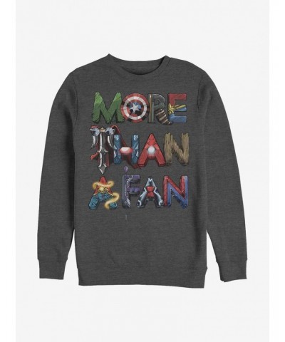 Marvel Avengers Marvel Fan Letters Crew Sweatshirt $13.28 Sweatshirts