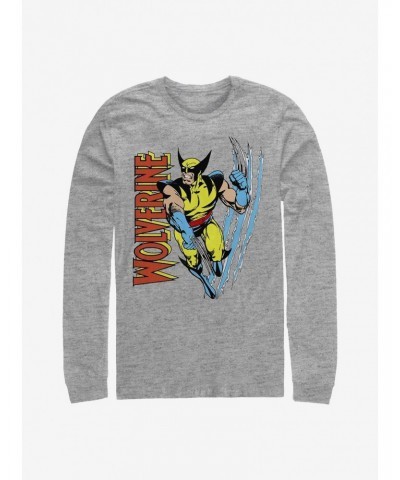 Marvel X-Men Wolverine Claw Flip Long-Sleeve T-Shirt $12.90 T-Shirts