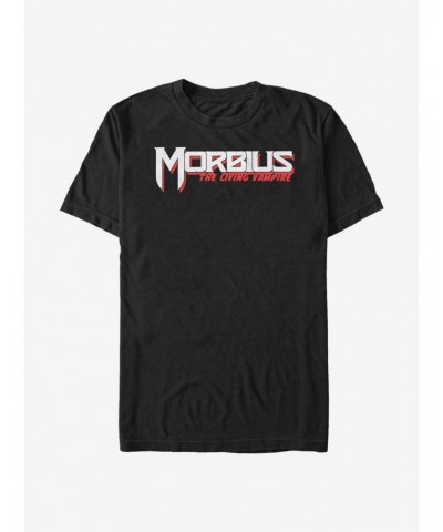 Marvel Morbius The Living Vampire Title T-Shirt $6.88 Merchandises