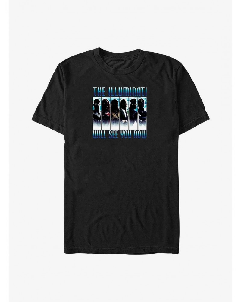 Marvel Doctor Strange in the Multiverse of Madness The Illuminati Will See You Now Big & Tall T-Shirt $9.57 T-Shirts