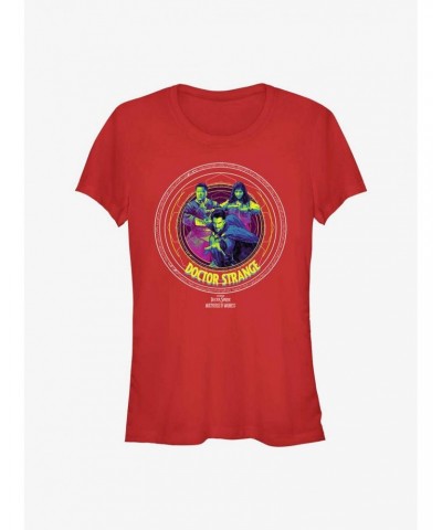 Marvel Doctor Strange In The Multiverse Of Madness Runes Badge Girls T-Shirt $9.36 T-Shirts