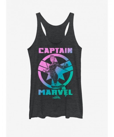 Marvel Captain Marvel Marvel Grade Girls Tank $9.12 Tanks