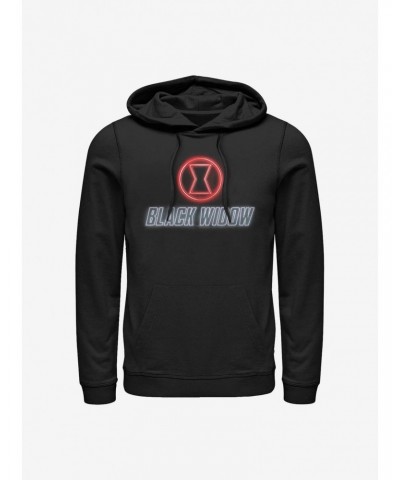 Marvel Black Widow Neon Hoodie $14.73 Hoodies