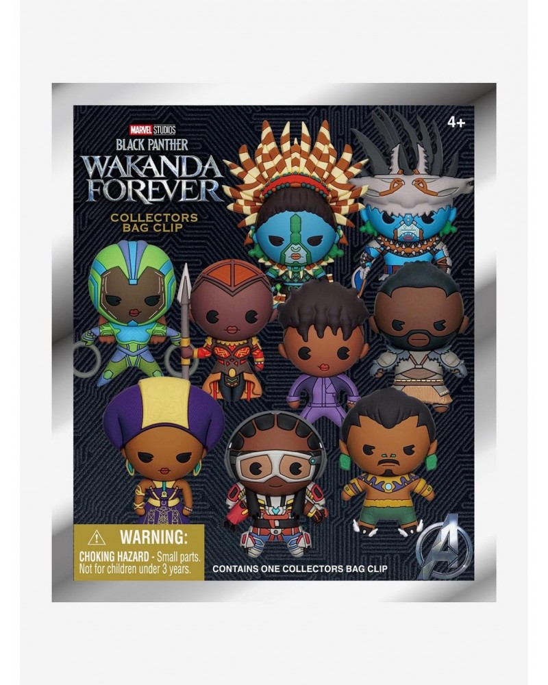 Marvel Black Panther: Wakanda Forever Blind Bag Figural Bag Clip $3.28 Clips