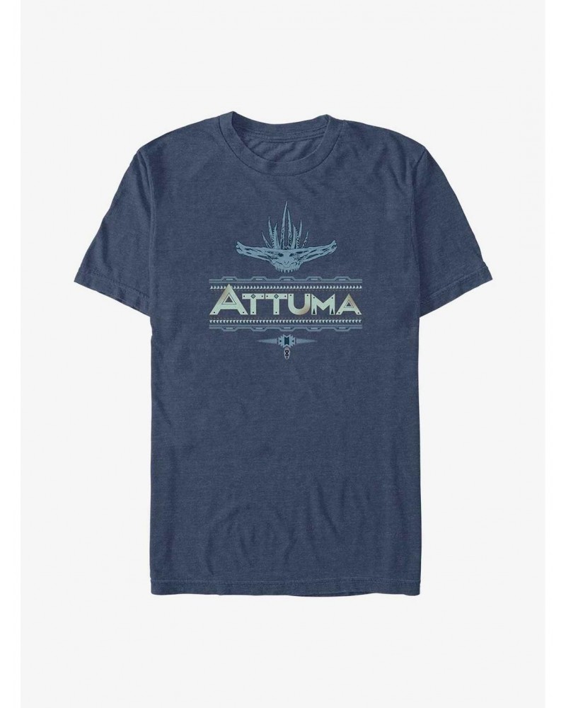 Marvel Black Panther: Wakanda Forever Attuma Logo T-Shirt $7.27 T-Shirts