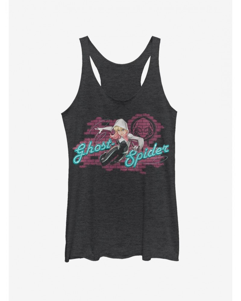 Marvel Spider-Man: Into The Spider-Verse Spider-Gwen Ghost Spider Girls Tank $8.91 Tanks