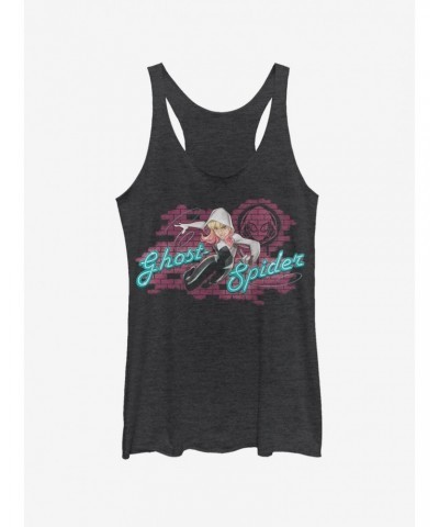 Marvel Spider-Man: Into The Spider-Verse Spider-Gwen Ghost Spider Girls Tank $8.91 Tanks