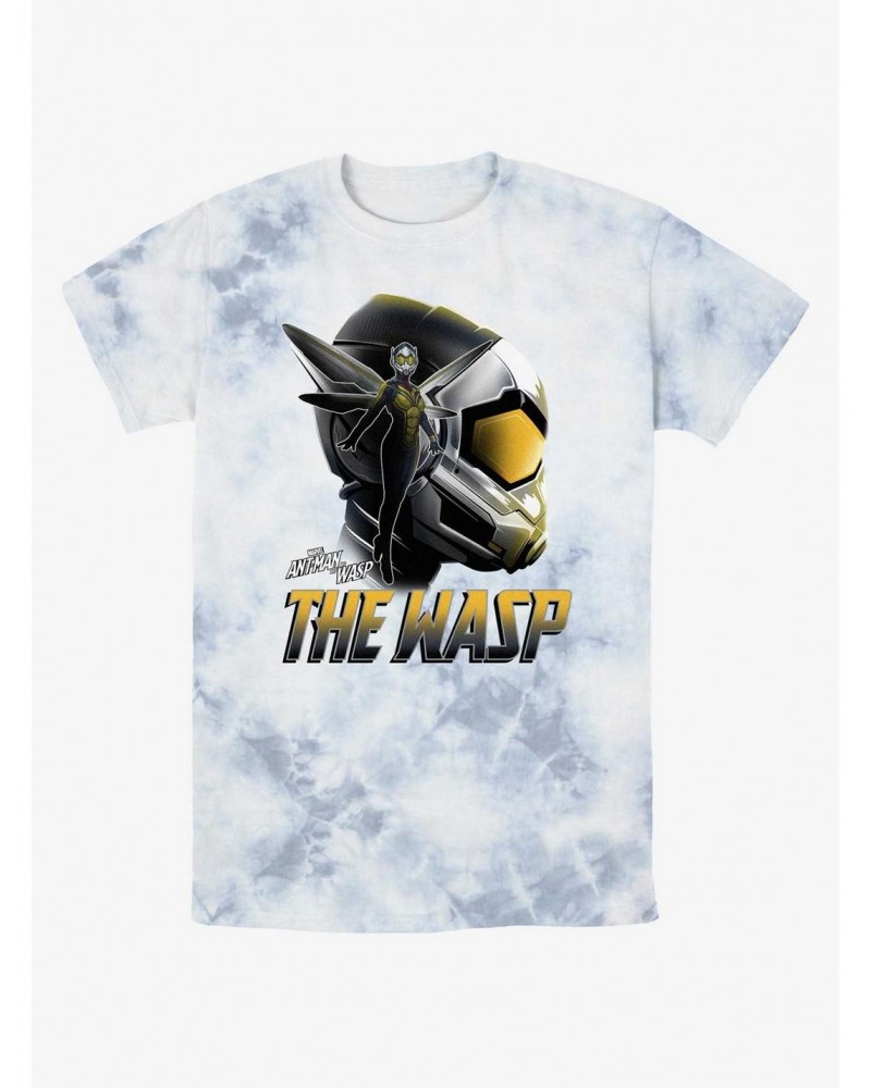 Marvel Ant-Man and the Wasp: Quantumania The Wasp Silhouette Tie-Dye T-Shirt $8.91 T-Shirts