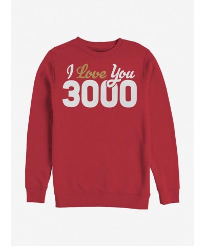 Marvel Avengers I Love You 3000 Loves Crew Sweatshirt $14.76 Sweatshirts