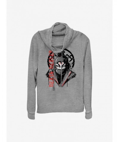 Marvel Shang-Chi And The Legend Of The Ten Rings Death Dealer Cowlneck Long-Sleeve Girls Top $14.37 Tops