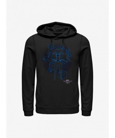 Marvel Spider-Man Blue Print Ready Hoodie $14.37 Hoodies