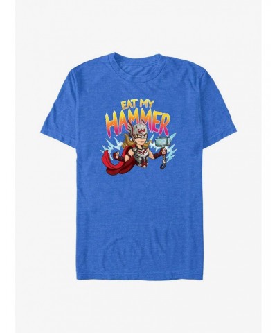 Marvel Thor: Love and Thunder Mighty Thor Eat My Hammer T-Shirt $8.41 T-Shirts