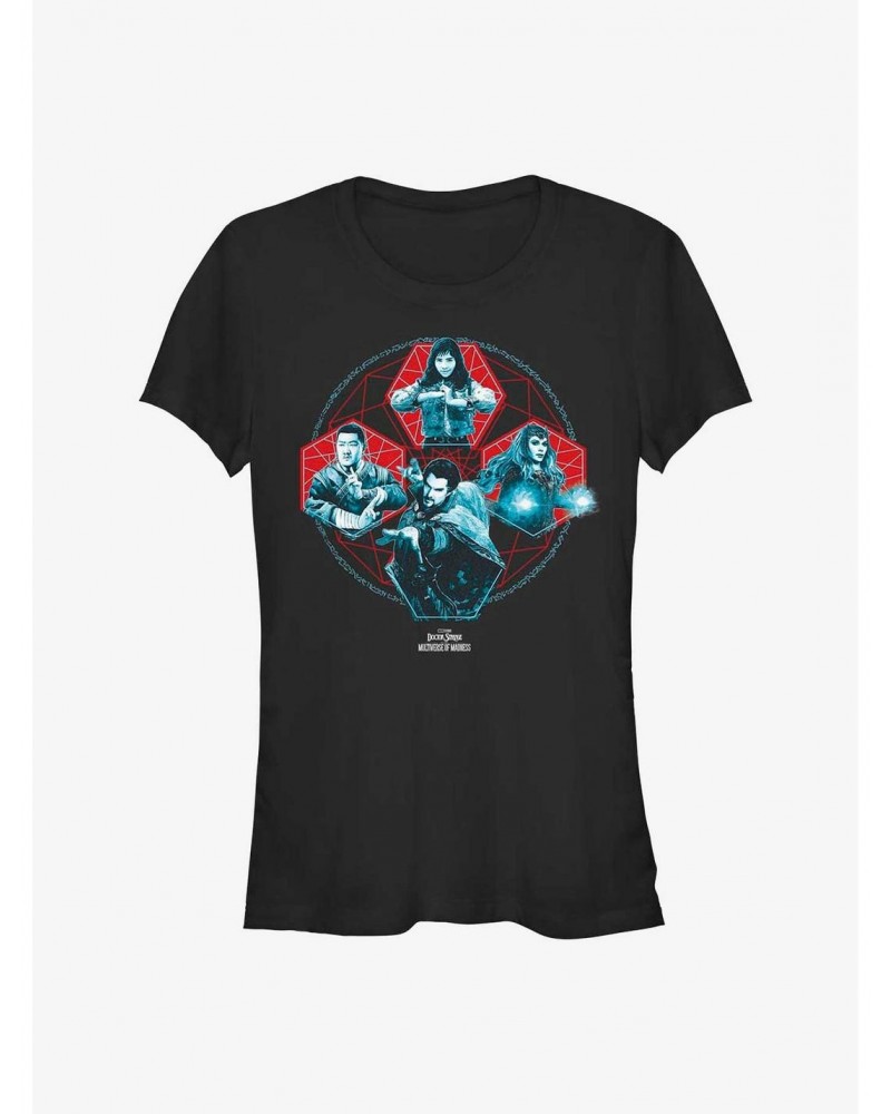 Marvel Doctor Strange In The Multiverse Of Madness Squad Girls T-Shirt $6.77 T-Shirts