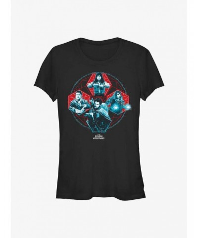 Marvel Doctor Strange In The Multiverse Of Madness Squad Girls T-Shirt $6.77 T-Shirts