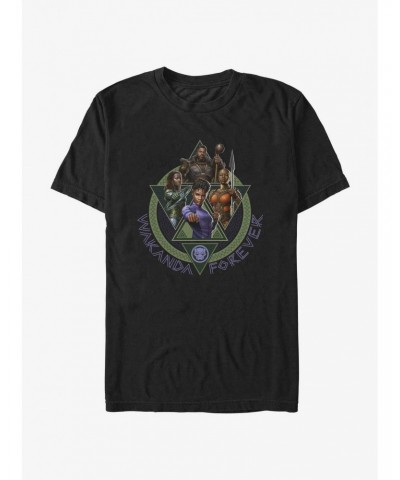 Marvel Black Panther: Wakanda Forever Squad Extra Soft T-Shirt $8.85 T-Shirts