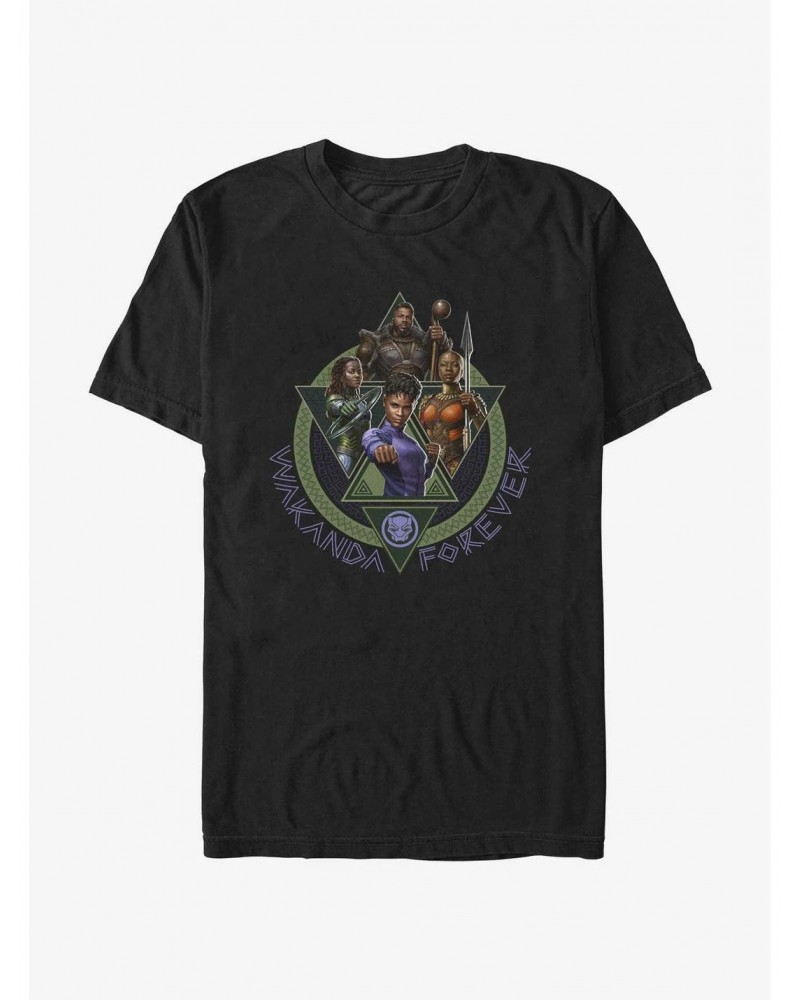 Marvel Black Panther: Wakanda Forever Squad Extra Soft T-Shirt $8.85 T-Shirts