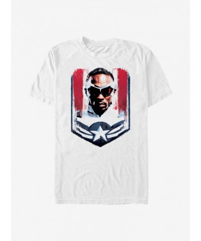 Marvel The Falcon And The Winter Soldier Sam Wilson Captain America Frame T-Shirt $7.84 T-Shirts