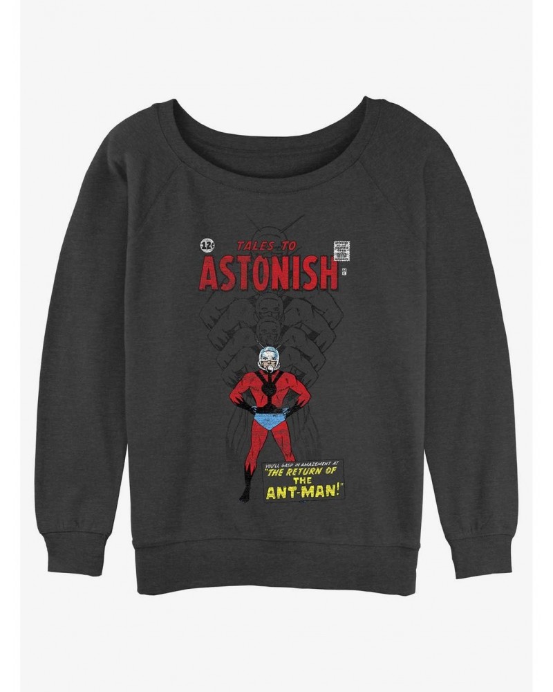 Marvel Ant-Man Classic Ant-Man Slouchy Sweatshirt $11.51 Sweatshirts