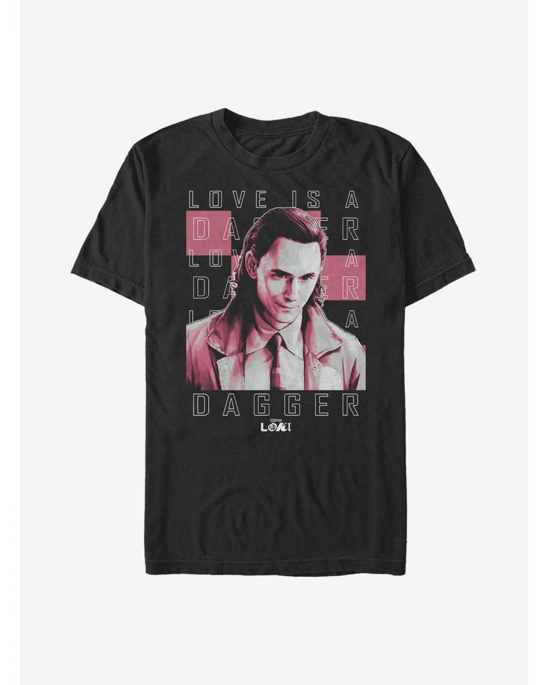 Marvel Loki Love Is A Dagger T-Shirt $8.99 T-Shirts