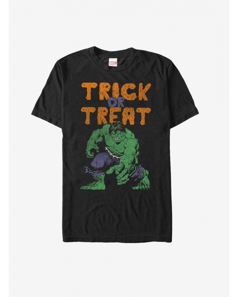 Marvel Halloween Hulk Trick Or Treat T-Shirt $6.31 T-Shirts