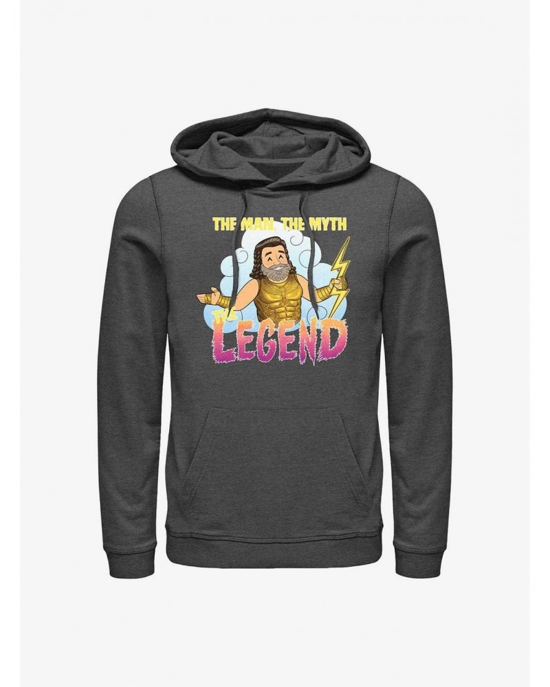 Marvel Thor: Love and Thunder Zeus Man Myth Legend Hoodie $15.45 Hoodies