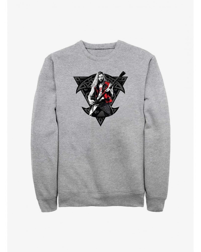 Marvel Thor: Love And Thunder Rocker Viking Thor Sweatshirt $12.99 Sweatshirts