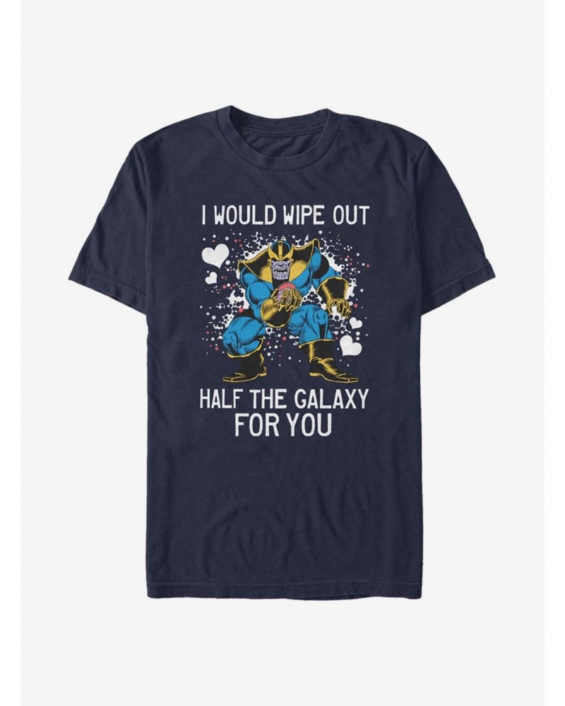 Marvel Avengers Thanos Wipe Galaxy Out T-Shirt $8.03 T-Shirts