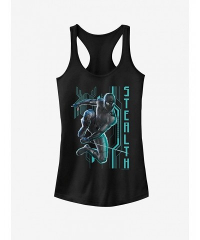 Marvel Spider-Man Far From Home Stealth Jumper Girls Tank $5.98 Tanks