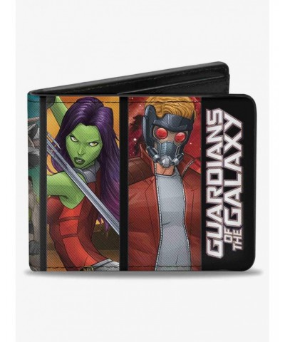 Marvel Guardians of The Galaxy 5 Character Pose Panels Bifold Wallet $6.90 Wallets