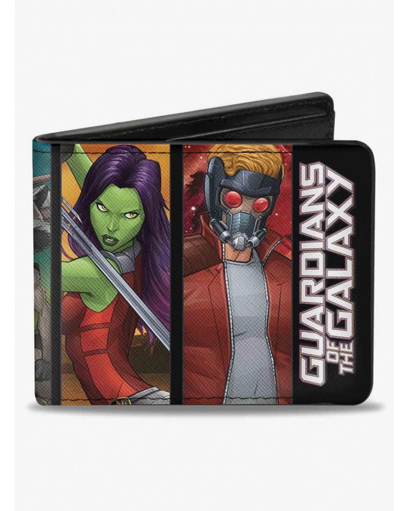 Marvel Guardians of The Galaxy 5 Character Pose Panels Bifold Wallet $6.90 Wallets