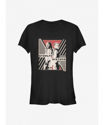 Marvel Black Widow Stealth Sisters Girls T-Shirt $5.98 T-Shirts