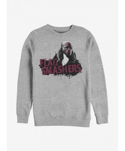 Marvel The Falcon And The Winter Soldier Flag Smashers Crew Sweatshirt $9.15 Sweatshirts