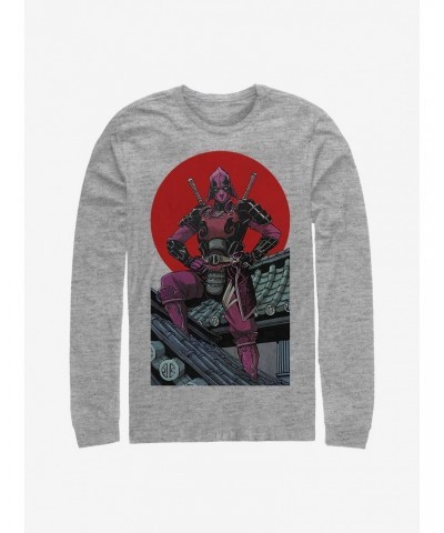 Marvel Deadpool Sun Long-Sleeve T-Shirt $8.69 T-Shirts