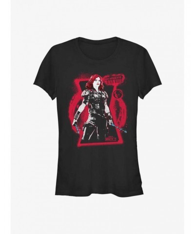 Marvel What If?? Black Widow Post Apocalypse Ready Girls T-Shirt $7.57 T-Shirts