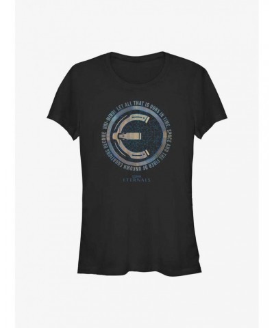 Marvel Eternals Space Fiber Equations Girls T-Shirt $8.76 T-Shirts