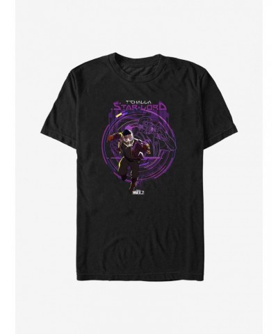 Marvel What If...? T'Challa Star-Lord T-Shirt $8.99 T-Shirts