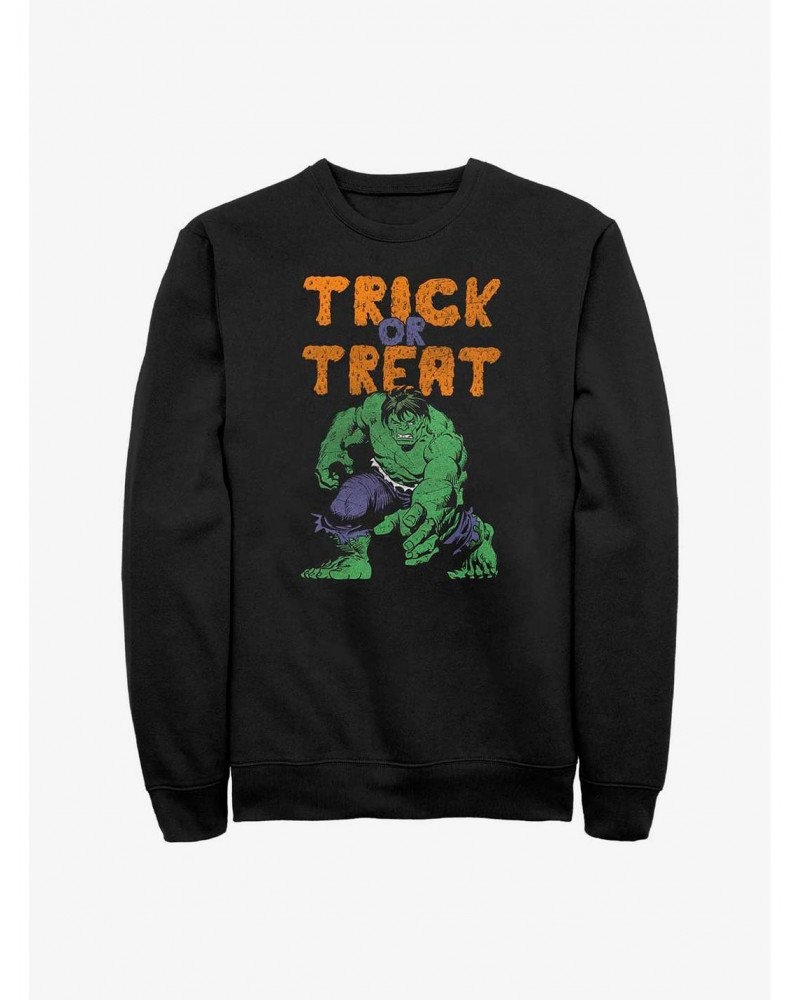 Marvel Hulk Trick or Treat Sweatshirt $13.28 Sweatshirts