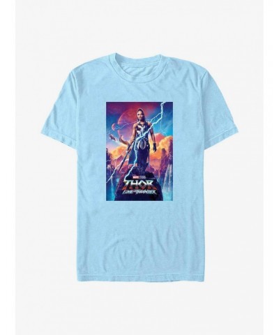 Marvel Thor: Love and Thunder Valkyrie Movie Poster T-Shirt $5.93 T-Shirts