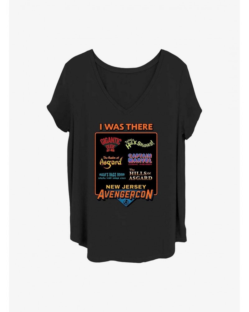 Marvel Ms. Marvel Avengerscon I Was There Girls T-Shirt Plus Size $6.94 T-Shirts