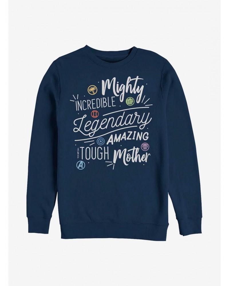 Marvel Avengers Mom Stack Crew Sweatshirt $12.10 Sweatshirts