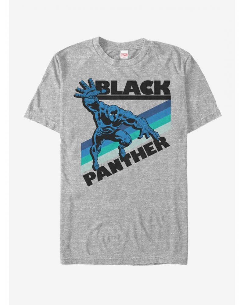 Marvel Black Panther Retro Panther T-Shirt $7.46 T-Shirts