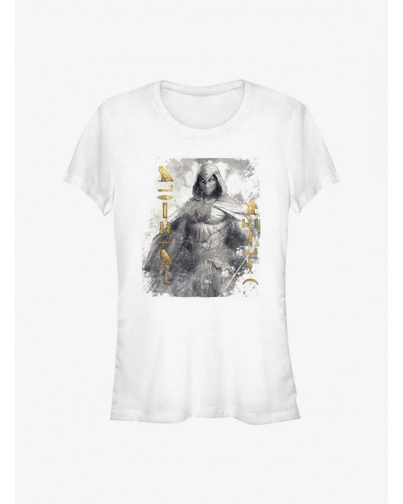 Marvel Moon Knight Glyphs Girls T-Shirt $9.76 T-Shirts