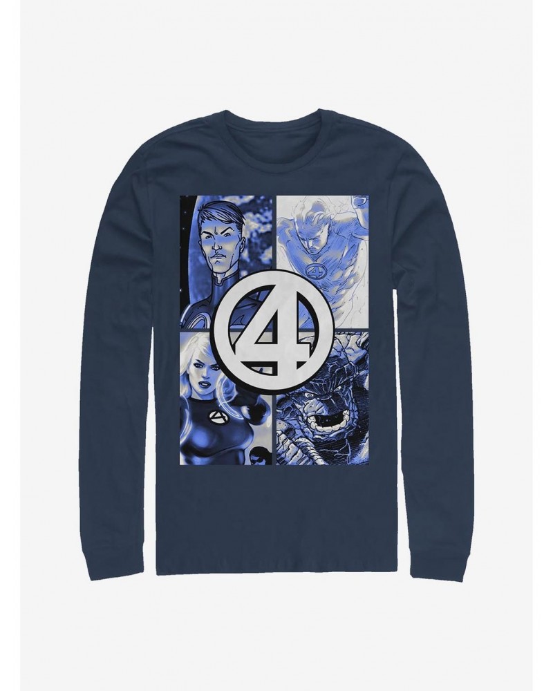 Marvel Fantastic Four Straight Boxes Long-Sleeve T-Shirt $11.05 T-Shirts