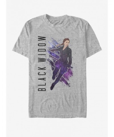 Marvel Avengers: Endgame Black Widow Painted T-Shirt $6.88 T-Shirts