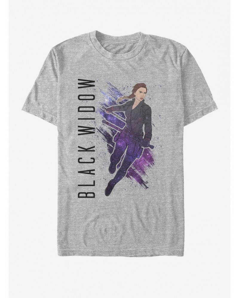 Marvel Avengers: Endgame Black Widow Painted T-Shirt $6.88 T-Shirts